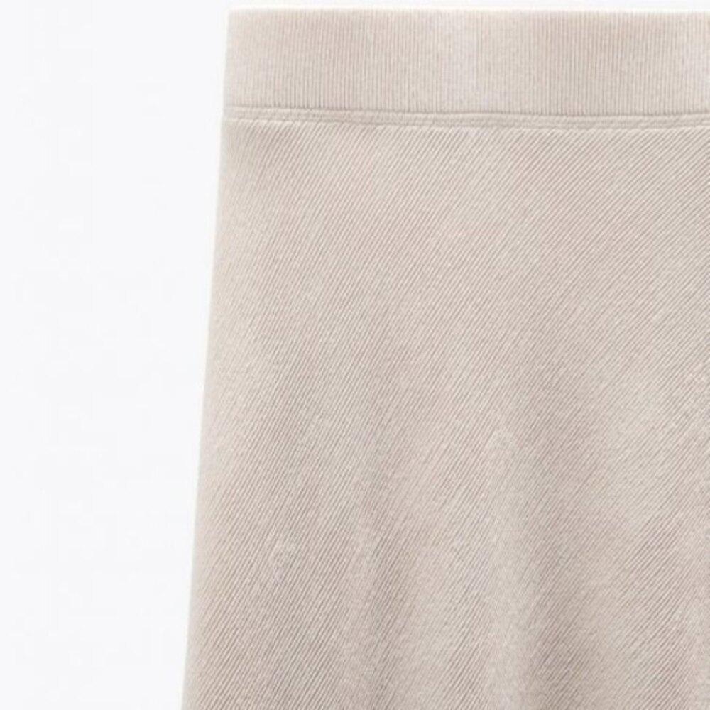 Zara Textured Flowy Knit Midi Skirt (NWT) - Picture 2 of 5